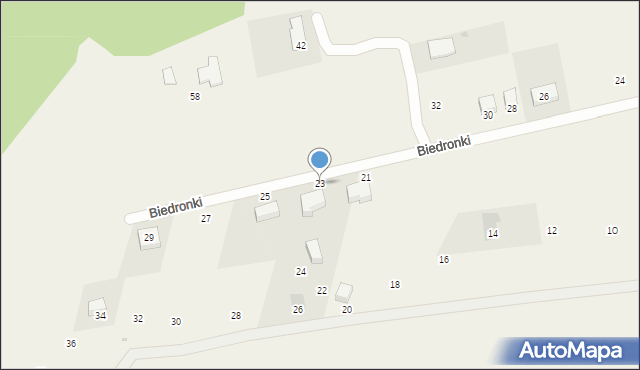 Dobra, Biedronki, 23, mapa Dobra