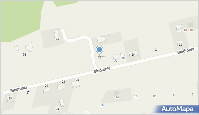 Dobra, Biedronki, 32, mapa Dobra