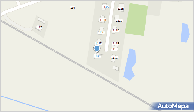 Dobrzyniewo Duże, Białostocka, 113E, mapa Dobrzyniewo Duże