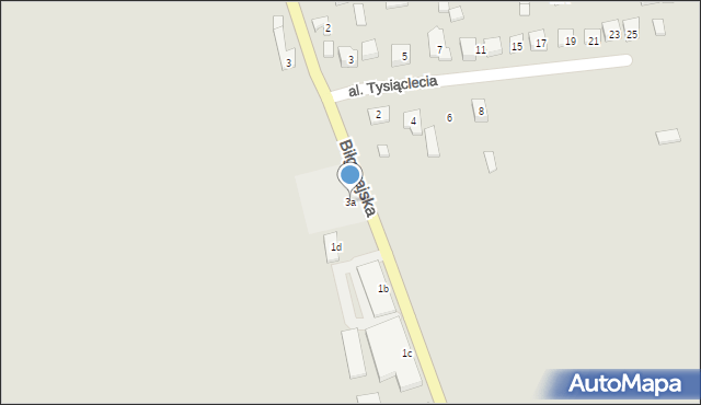 Frampol, Biłgorajska, 3a, mapa Frampol
