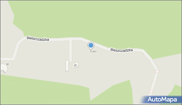 Gdynia, Bieszczadzka, 38, mapa Gdyni