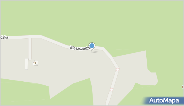 Gdynia, Bieszczadzka, 42, mapa Gdyni