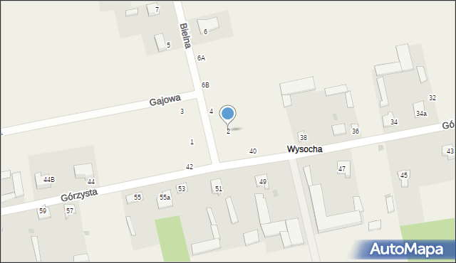 Giełczyn, Bielna, 2, mapa Giełczyn