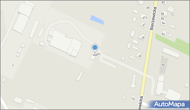 Gostynin, Bierzewicka, 41b, mapa Gostynin