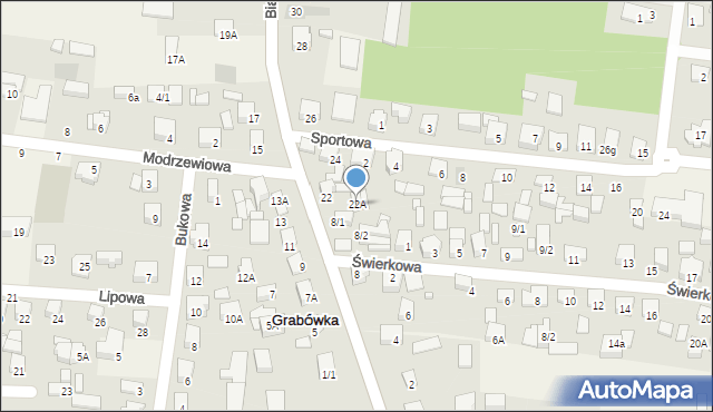 Grabówka, Białostocka, 22A, mapa Grabówka