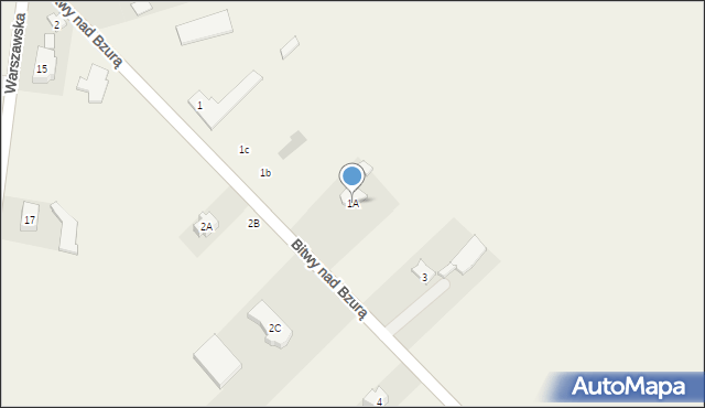 Iłów, Bitwy nad Bzurą, 1A, mapa Iłów