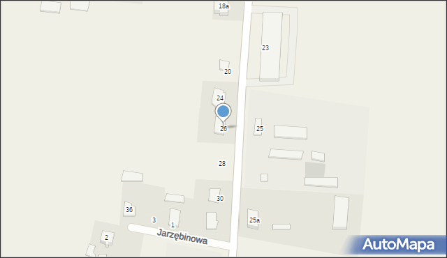 Janów, Białostocka, 26, mapa Janów