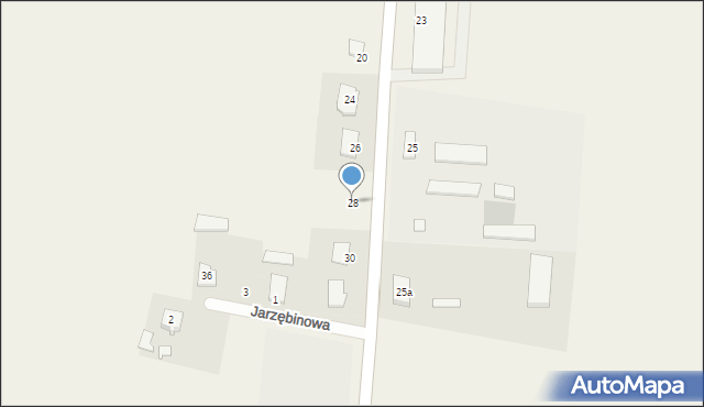Janów, Białostocka, 28, mapa Janów