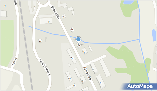 Janowiec Wielkopolski, Bielawska, 5a, mapa Janowiec Wielkopolski