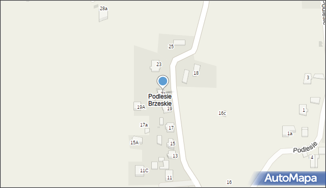 Jawiszowice, Biała, 21, mapa Jawiszowice