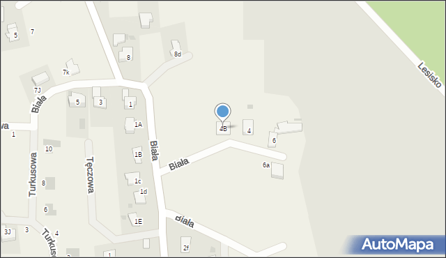Jawiszowice, Biała, 4B, mapa Jawiszowice