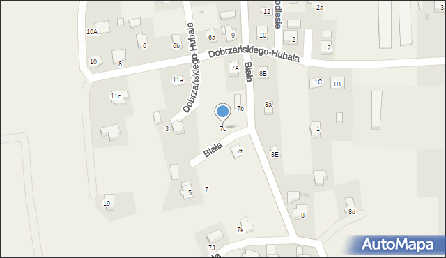 Jawiszowice, Biała, 7c, mapa Jawiszowice