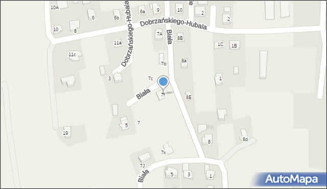 Jawiszowice, Biała, 7f, mapa Jawiszowice