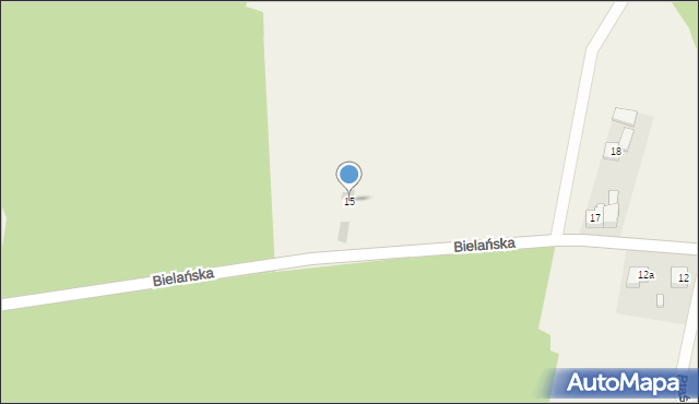 Jawiszowice, Bielańska, 15, mapa Jawiszowice