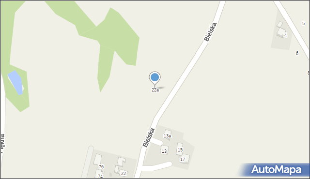 Jawiszowice, Bielska, 22a, mapa Jawiszowice