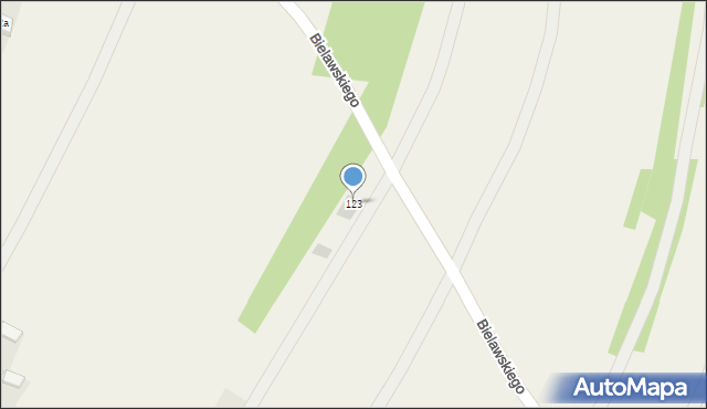 Jeżowe, Bielawskiego Ludwika, ks., 123, mapa Jeżowe
