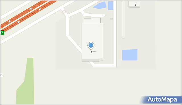 Karpin, Białostocka, 9, mapa Karpin