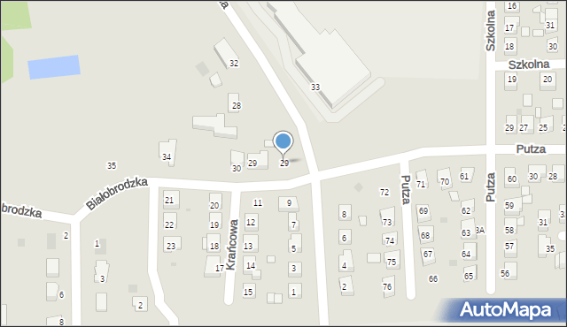 Kleczew, Białobrodzka, 29, mapa Kleczew