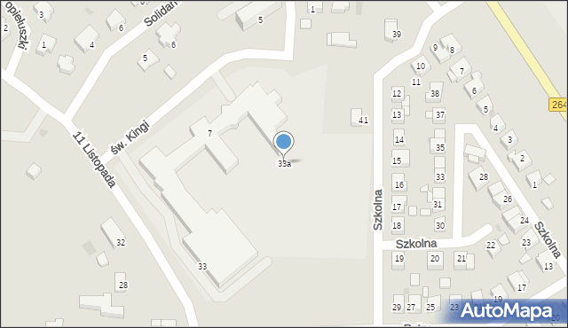 Kleczew, Białobrodzka, 33a, mapa Kleczew