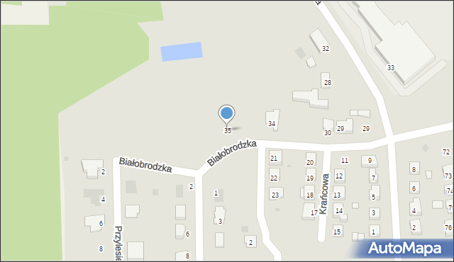 Kleczew, Białobrodzka, 35, mapa Kleczew