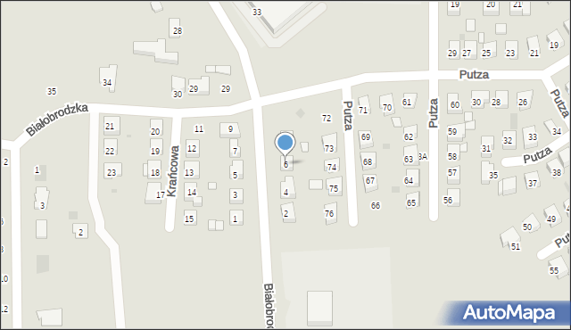 Kleczew, Białobrodzka, 6, mapa Kleczew
