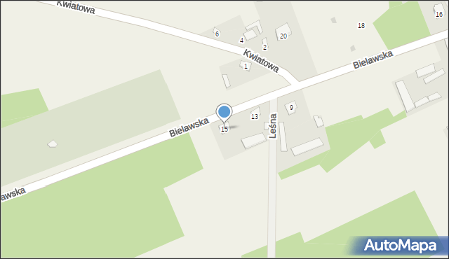 Kleczkowo, Bielawska, 15, mapa Kleczkowo