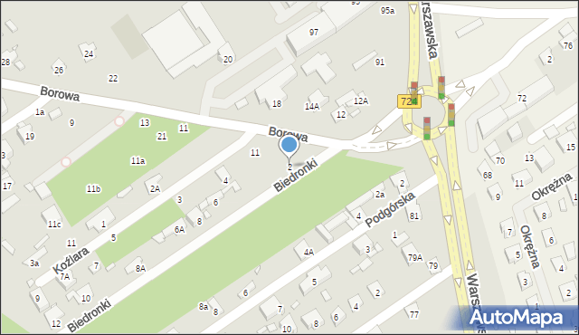 Konstancin-Jeziorna, Biedronki, 2, mapa Konstancin-Jeziorna