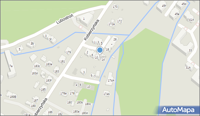 Kraków, Bieniarzówny Janiny, prof., 12, mapa Krakowa
