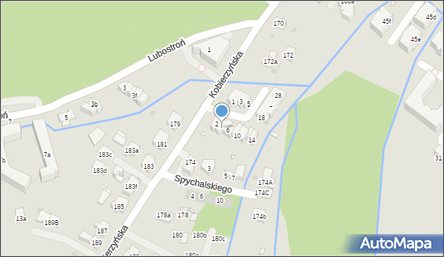 Kraków, Bieniarzówny Janiny, prof., 4, mapa Krakowa