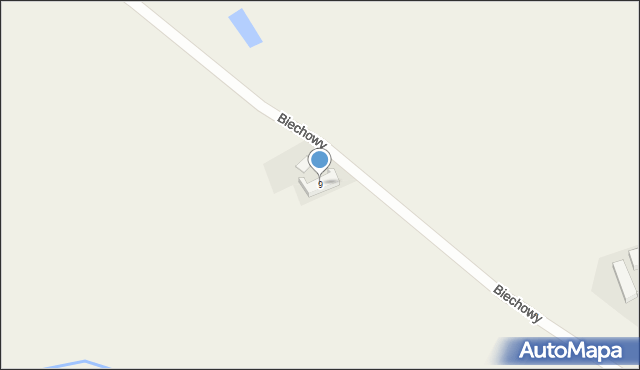 Ksawerów, Biechowy, 9, mapa Ksawerów