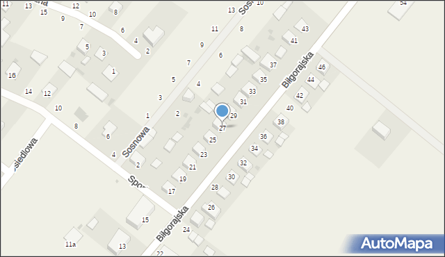 Księżpol, Biłgorajska, 27, mapa Księżpol