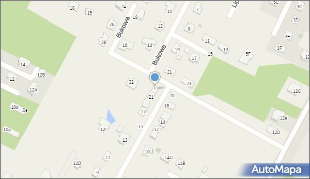 Łajski, Białobłocka, 23, mapa Łajski