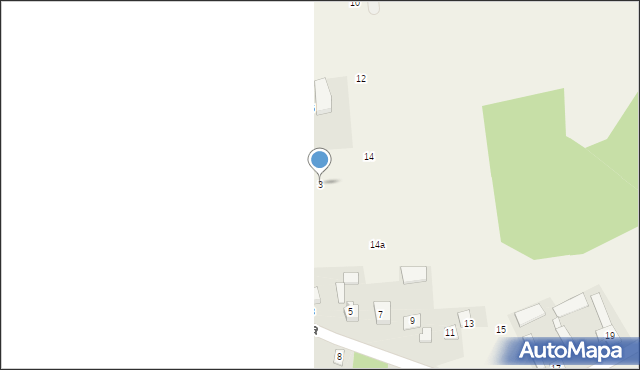 Ławki, Białych Brzóz, 3, mapa Ławki