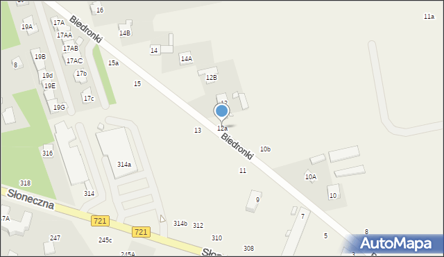 Lesznowola, Biedronki, 12a, mapa Lesznowola