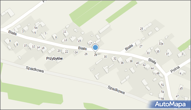 Libidza, Biała, 28, mapa Libidza