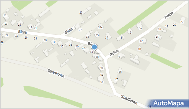 Libidza, Biała, 46, mapa Libidza