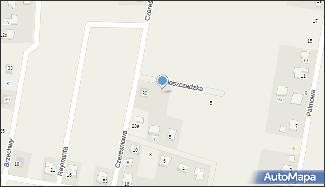 Łochowo, Bieszczadzka, 11, mapa Łochowo