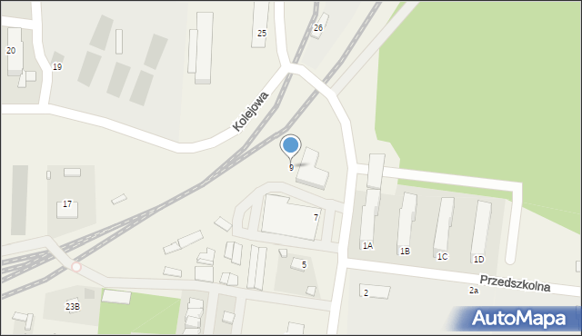 Małkinia Górna, Biegańskiego Władysława, 9, mapa Małkinia Górna