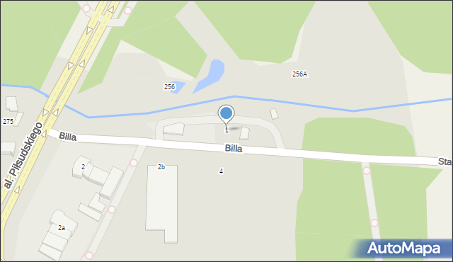Marki, Billa, mjr., 1, mapa Marki