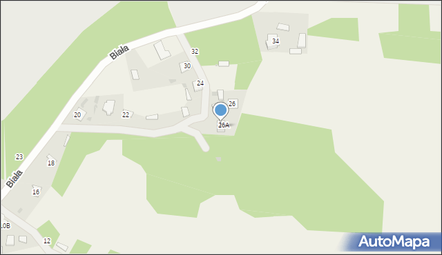 Mielnik, Biała, 26aa, mapa Mielnik