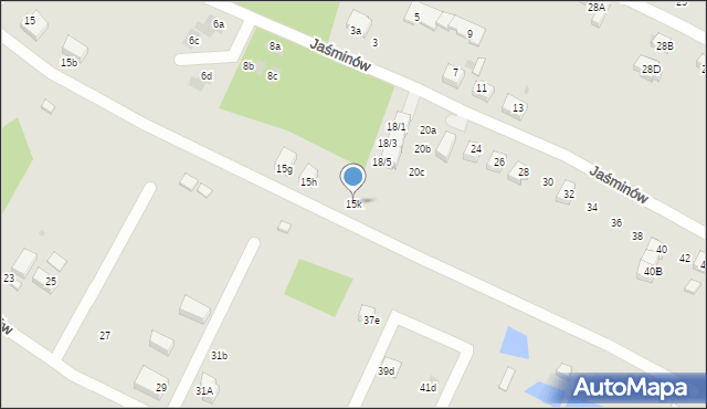 Mikołów, Bielska, 15k, mapa Mikołów