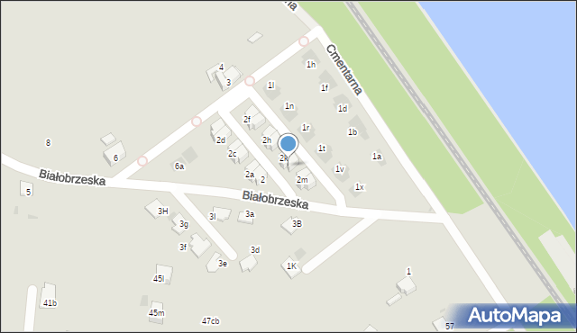 Mysłowice, Białobrzeska, 2l, mapa Mysłowice