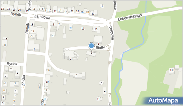 Nowy Wiśnicz, Białki Józefa, ks., 2, mapa Nowy Wiśnicz