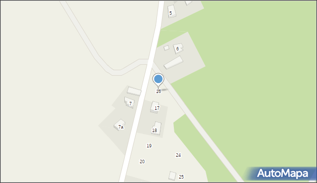 Osowo, Białe Błoto, 16, mapa Osowo