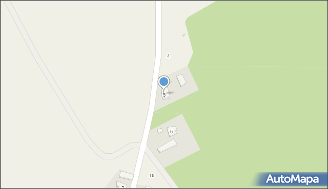 Osowo, Białe Błoto, 5, mapa Osowo