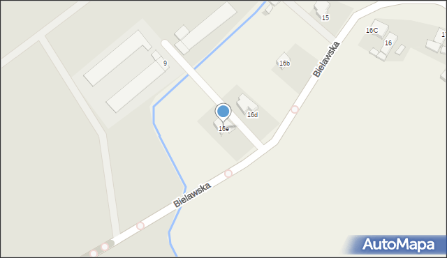 Piława Dolna, Bielawska, 16e, mapa Piława Dolna