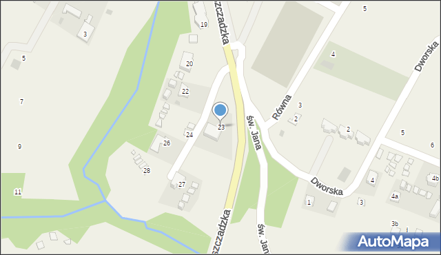 Polańczyk, Bieszczadzka, 23, mapa Polańczyk