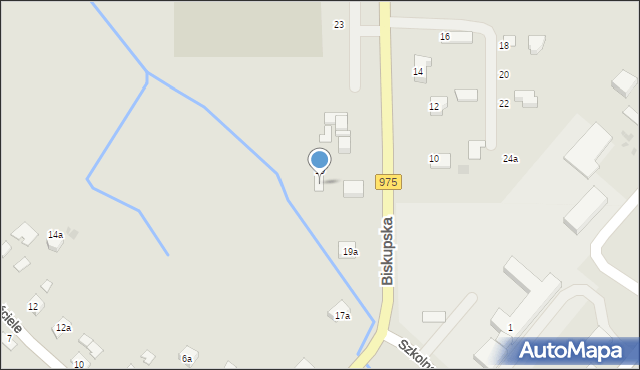 Radłów, Biskupska, 21, mapa Radłów