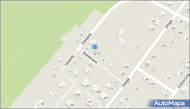Reda, Biwakowa, 8, mapa Reda