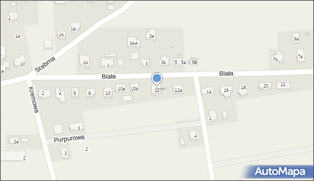 Ruszowice, Biała, 12, mapa Ruszowice